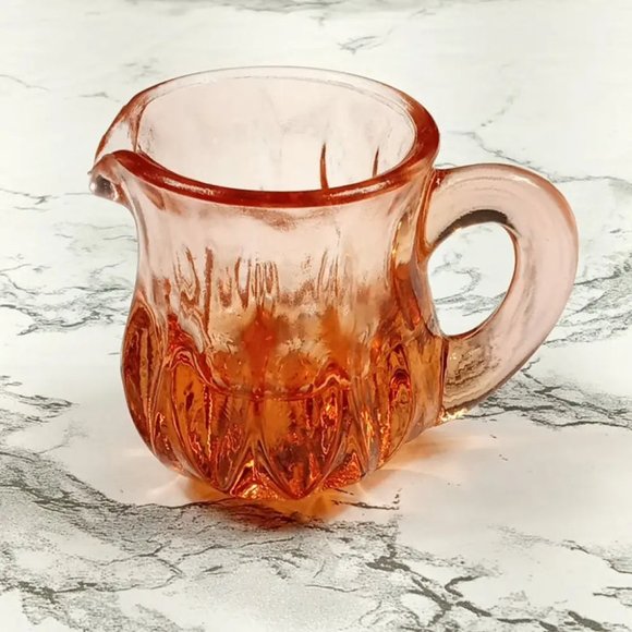 Degenhart Glass Mini Pitcher Trinket Paperweight Toothpick Vtg - Picture 2 of 7